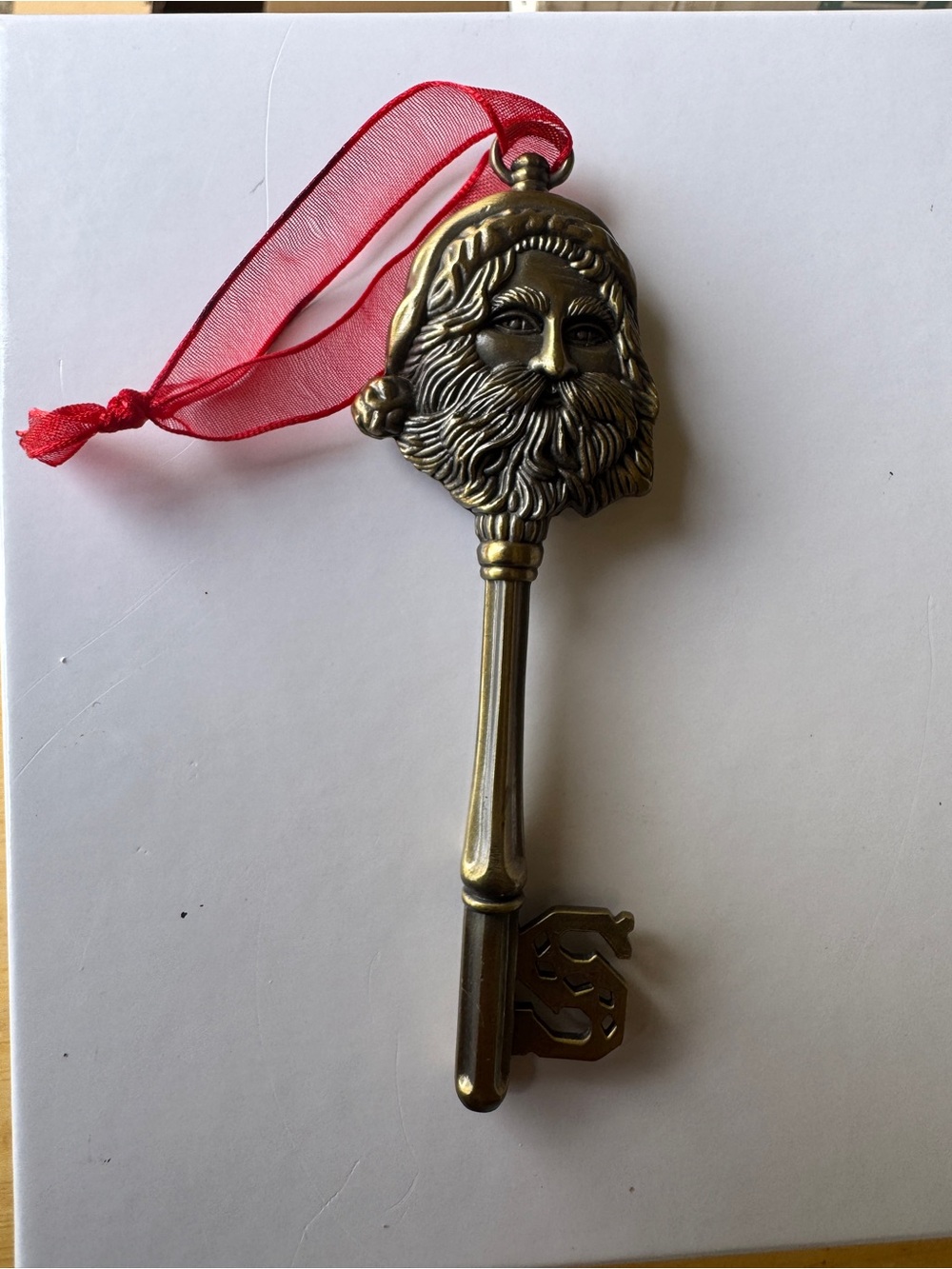 Hallmark Pewter Santa Key. No original packaging